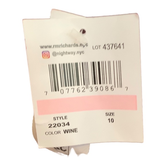 Maroon Mesh-back Sleeveless Full-Length Formal Gown Dress with slit by nightway - Picture 8 of 9